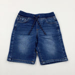 Mid Blue Denim Shorts - Boys 5-6 Years