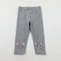 Unicorns Grey Leggings - Girls 12-18 Months