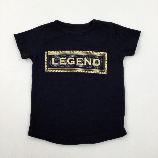 'Legend' Gold & Black T-Shirt - Boys 18-24 Months