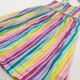 Colourful Striped Jersey Dress - Girls 6-7 Years