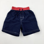 Navy Swim Shorts - Boys 18-24 Months