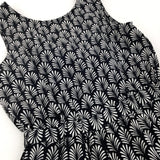 Patterned Black & White Playsuit - Girls 7-8 Years