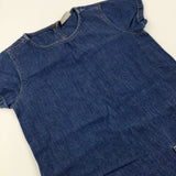 Mid Blue Denim Dress - Girls 7-8 Years