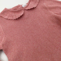 Pink Knitted Jumper - Girls 7-8 Years