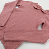 Pink Knitted Jumper - Girls 7-8 Years