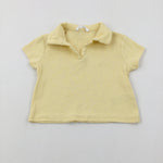 Yellow Cropped T-Shirt - Girls 7-8 Years