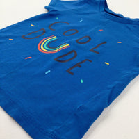 'Cool Dude' Rainbow Blue T-Shirt - Boys 2-3 Years