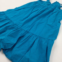 Petrol Blue Floaty Dress - Girls 7-8 Years