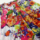 Flowers Colourful Dress - Girls 7-8 Years