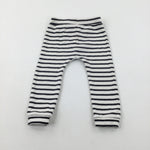 Charcoal Grey Striped Joggers - Boys 2-3 Years