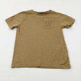 'Be Kind To Our Planet' Tan T-Shirt - Boys 2-3 Years