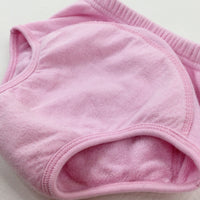 Pink Towelling Pants - Girls 2-3 Years