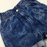 Mid Blue Denim Shorts - Girls 9-10 Years