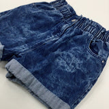 Mid Blue Denim Shorts - Girls 9-10 Years