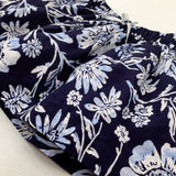 Flowers Navy Skirt - Girls 2-3 Years