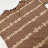 Tan Striped T-Shirt - Boys 3-4 Years