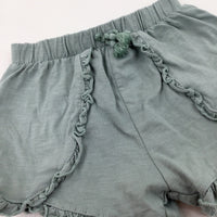 Green Jersey Shorts - Girls 2-3 Years