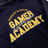 'Gamer Academy' Navy Hoodie - Boys 10-11 Years