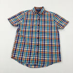 Colourful Checked Shirt - Boys 10-11 Years