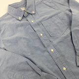 Light Blue Long Sleeve Shirt - Boys 10-11 Years