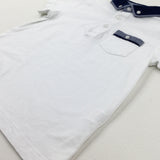 White Polo Shirt - Boys 4-5 Years