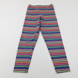 Patterned Colourful Leggings - Girls 10-11 Years