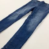 Mid Blue Denim Jeans - Girls 10-11 Years