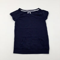 Navy Tunic Top - Girls 10-11 Years