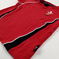 'WRU' Wales Rugby Red T-Shirt - Boys 7-8 Years