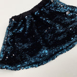 Blue Sequinned Party Skirt - Girls 5-6 Years