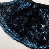 Blue Sequinned Party Skirt - Girls 5-6 Years