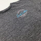 'Surf Vibes' Mottled Grey T-Shirt - Girls 5-6 Years