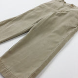 Tan Smart Trousers With Adjustable Waist - Boys 2-3 Years