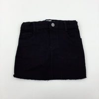 **NEW** Black Denim Skirt With Adjustable Waist - Girls 2-3 Years