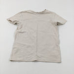 Cream T-Shirt - Boys 7-8 Years