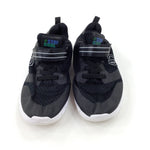 'Stay Cool' Black Trainers - Boys - Shoe Size 3