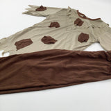 Tan & Brown Long Sleeve Top & Trousers Costume - Girls/Boys 4-6 Years