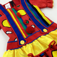 Clown Costume - Girls 4-6 Years