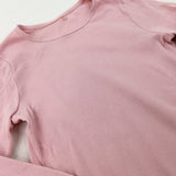 Pink Long Sleeve Top - Girls 6-7 Years