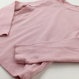 Pink Long Sleeve Top - Girls 6-7 Years