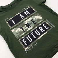 'I Am The Future' Khaki T-Shirt - Boys 3-4 Years