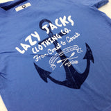 'Lazy Jacks Co' Blue T-Shirt - Boys 3-4 Years