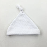 White Jersey Hat - Boys/Girls Newborn