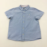 Light Blue Cotton Shirt - Boys 4-5 Years