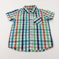 Colourful Checked Shirt - Boys 4-5 Years