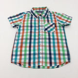 Colourful Checked Shirt - Boys 4-5 Years