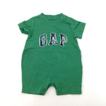 'Gap' Green Romper - Boys 0-3 Months