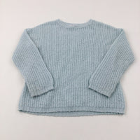 Mint Green Knitted Jumper - Girls 9-10 Years