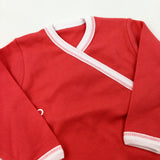 Coral Long Sleeve Top - Girls 0-3 Months