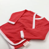 Coral Long Sleeve Top - Girls 0-3 Months